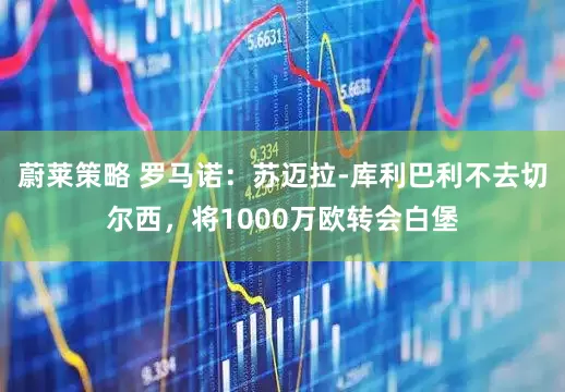 蔚莱策略 罗马诺：苏迈拉-库利巴利不去切尔西，将1000万欧转会白堡