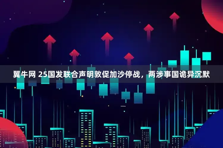 翼牛网 25国发联合声明敦促加沙停战，两涉事国诡异沉默